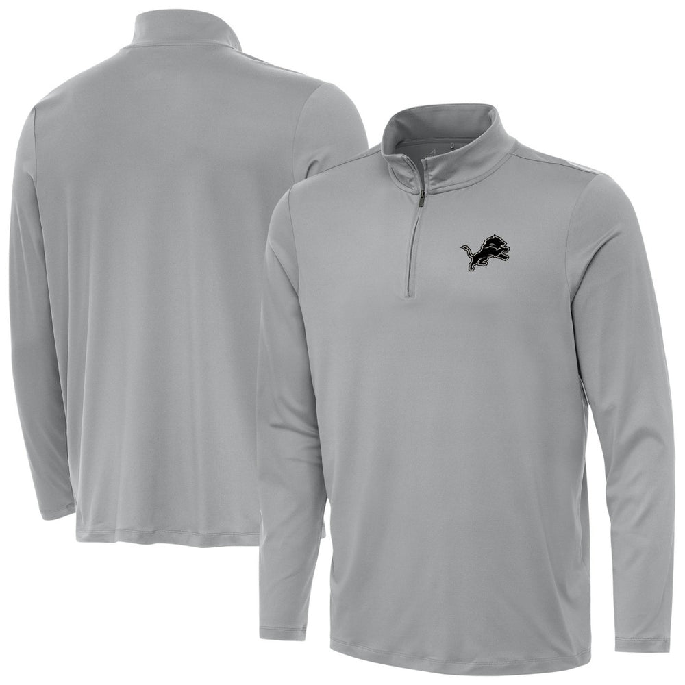 Antigua Reprocess Quarter-Zip Top - Detroit Lions Tops