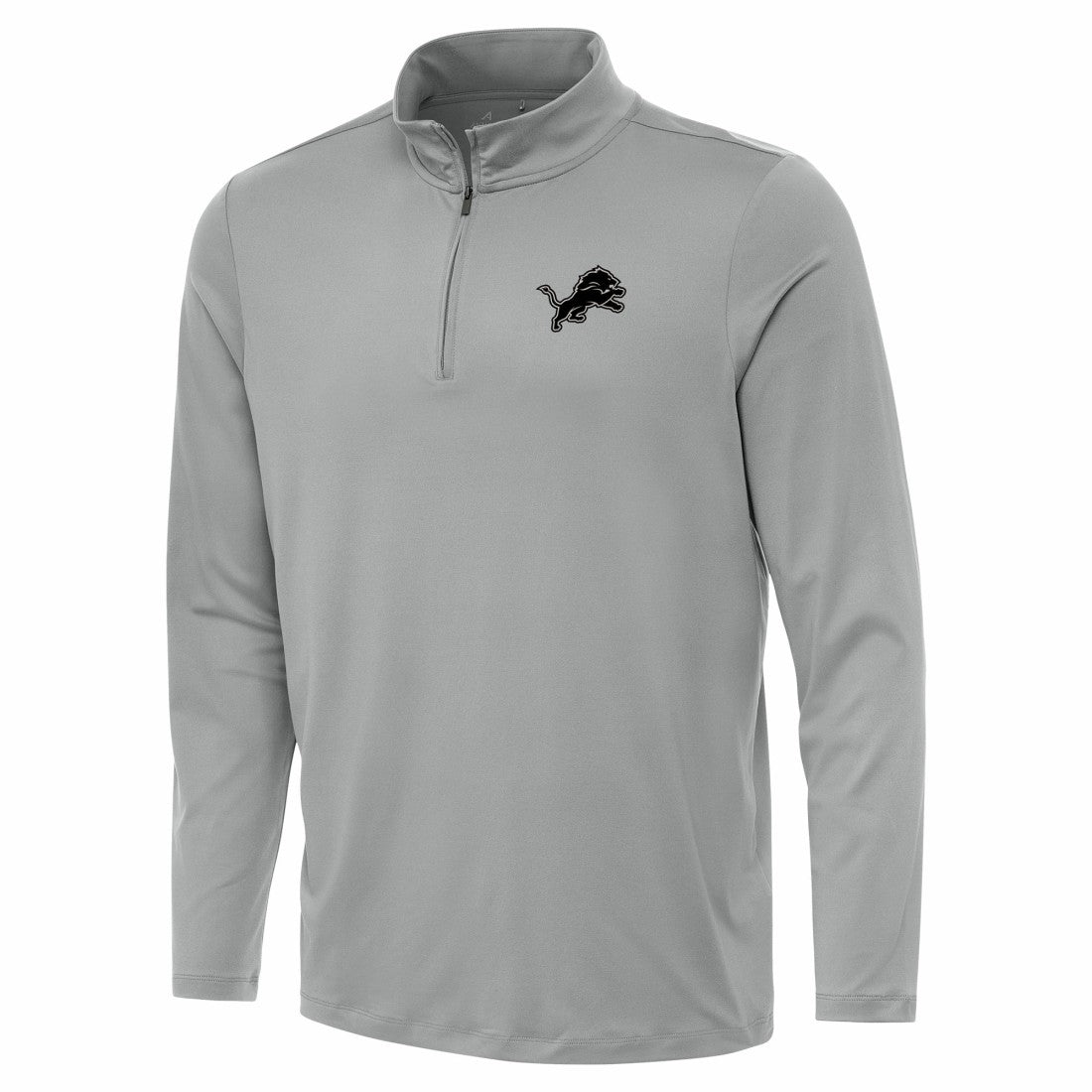 Antigua Reprocess Quarter-Zip Top - Detroit Lions Tops