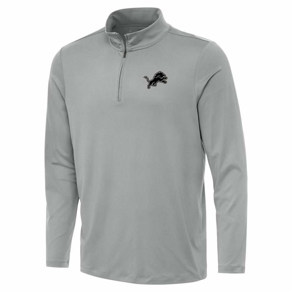 Antigua Reprocess Quarter-Zip Top - Detroit Lions Tops