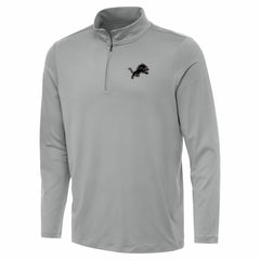 Antigua Reprocess Quarter-Zip Top - Detroit Lions Tops