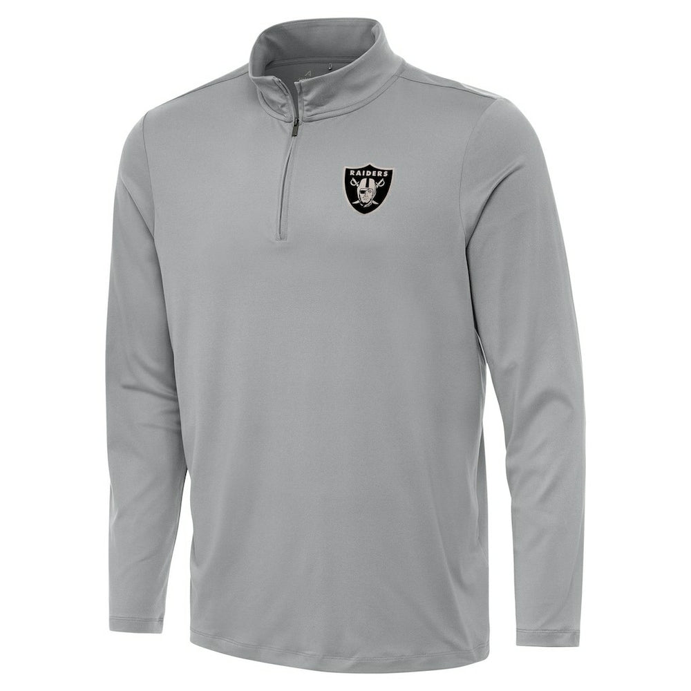 Antigua Reprocess Quarter-Zip Top - Las Vegas Raiders Tops