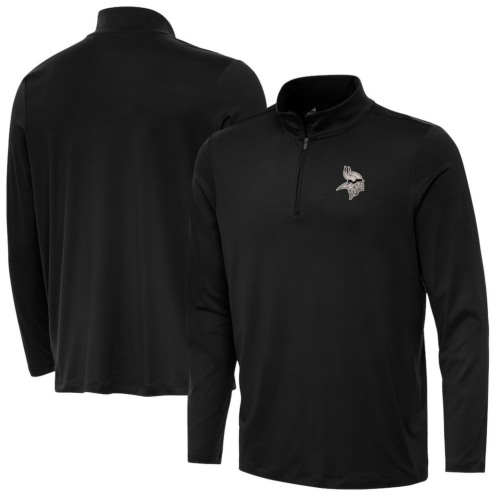 Antigua Reprocess Quarter-Zip Top - Minnesota Vikings Tops