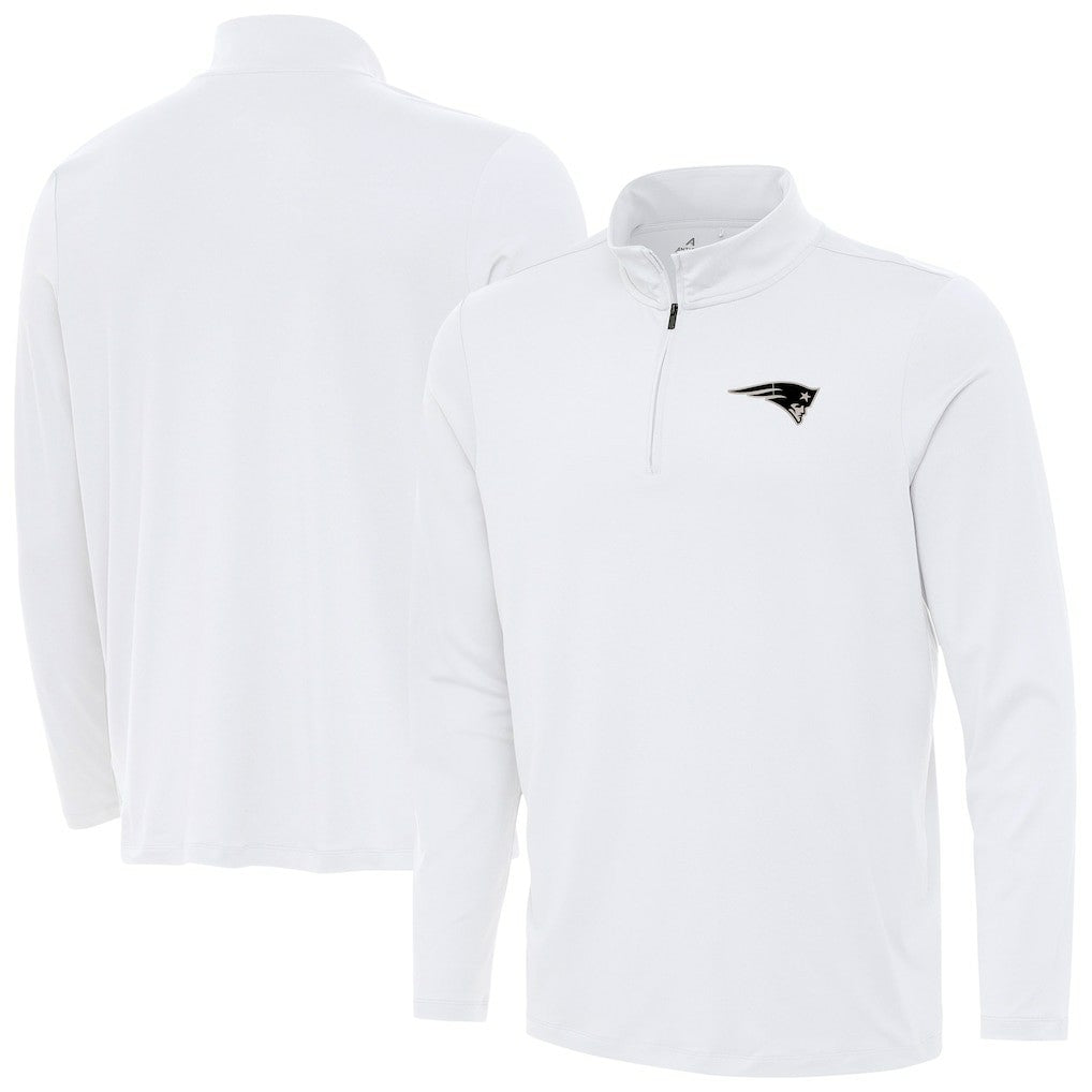 Antigua Reprocess Quarter-Zip Top - New England Patriots Tops
