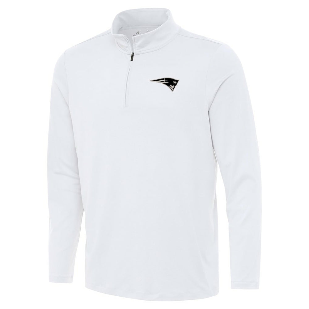 Antigua Reprocess Quarter-Zip Top - New England Patriots Tops