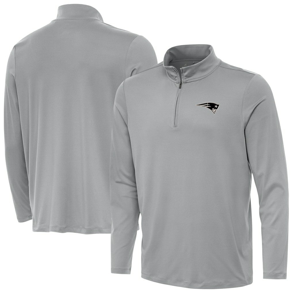 Antigua Reprocess Quarter-Zip Top - New England Patriots Tops