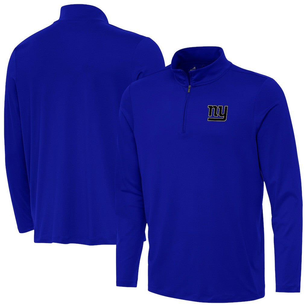 Antigua Reprocess Quarter-Zip Top - New York Giants Tops
