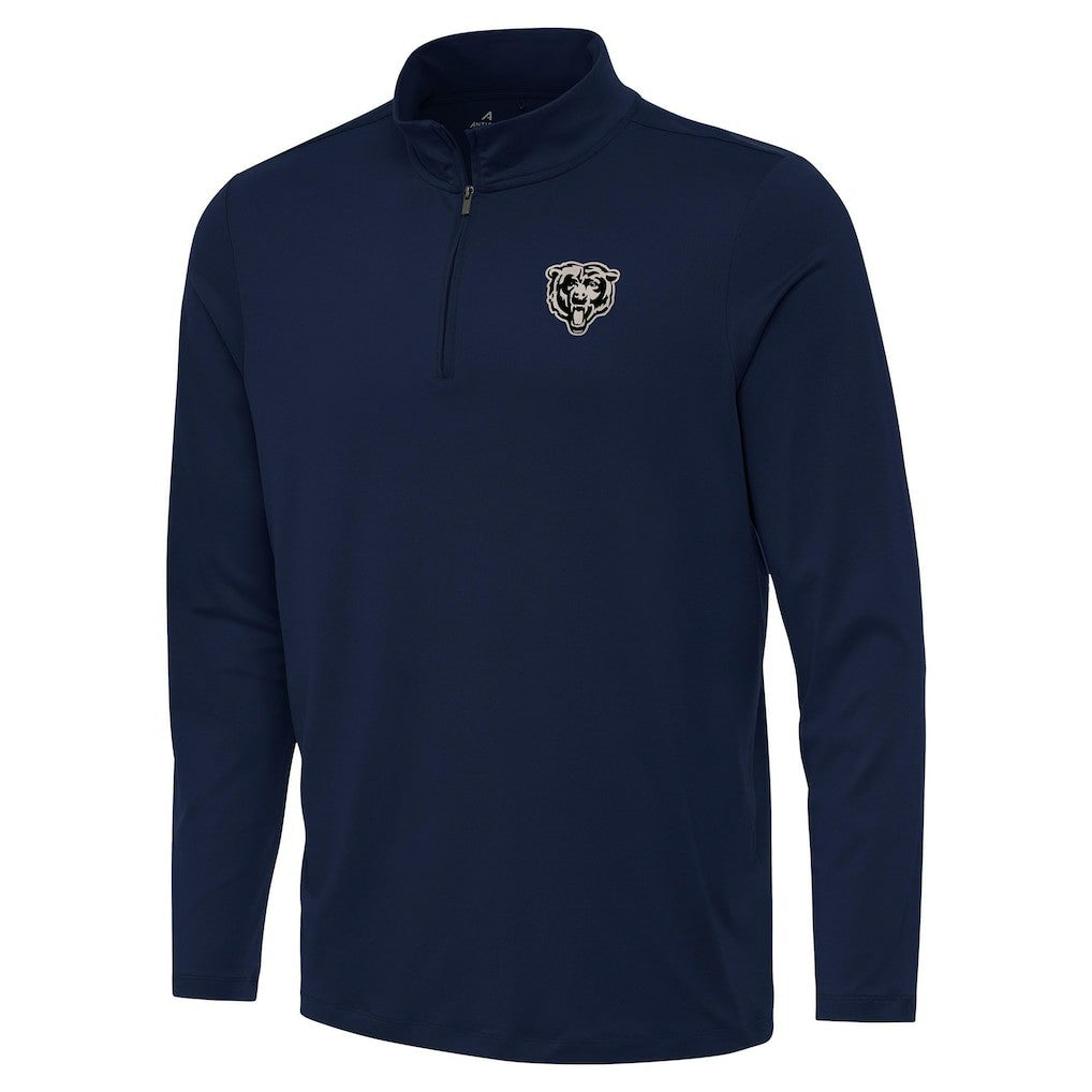 Antigua Reprocess Quarter-Zip Top - Chicago Bears Tops