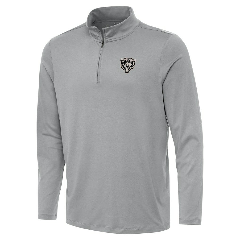 Antigua Reprocess Quarter-Zip Top - Chicago Bears Tops