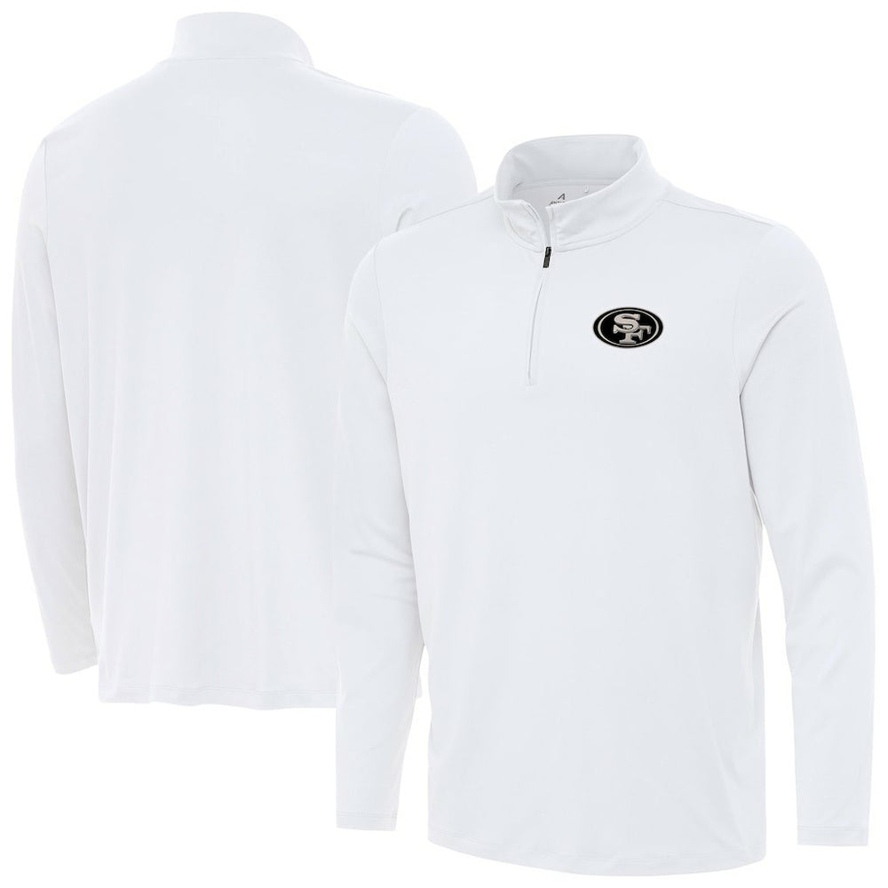 Antigua Reprocess Quarter-Zip Top - San Francisco 49ers Tops