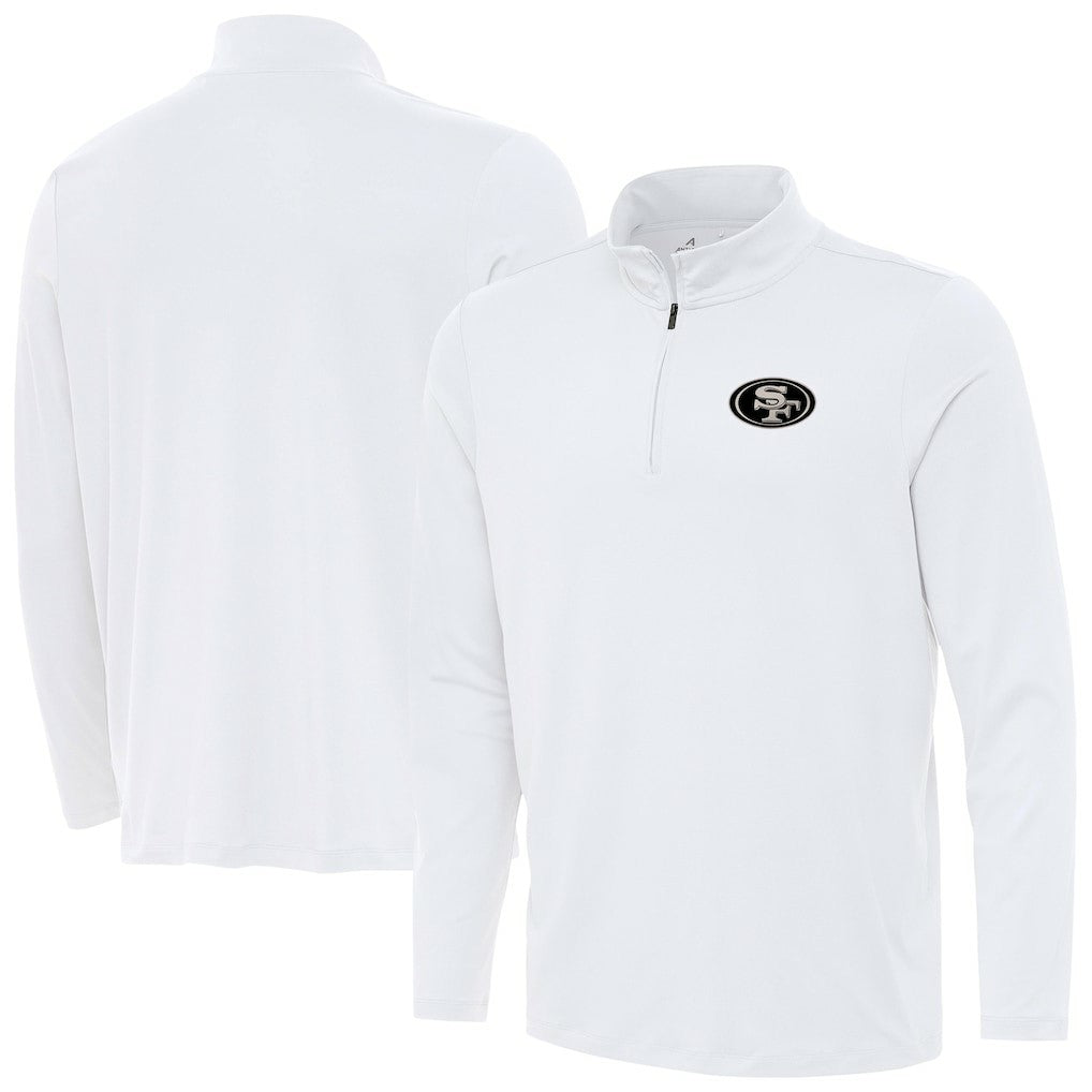 Antigua Reprocess Quarter-Zip Top - San Francisco 49ers Tops
