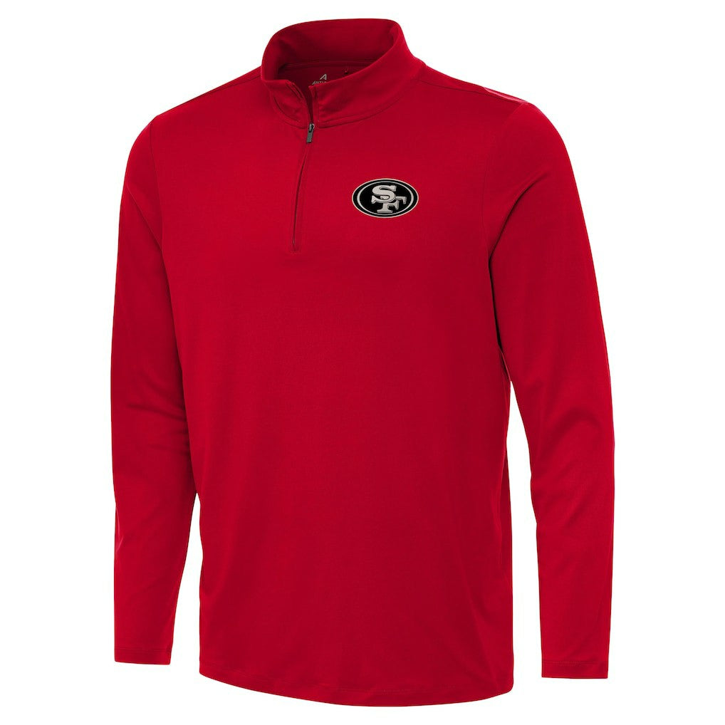 Antigua Reprocess Quarter-Zip Top - San Francisco 49ers Tops