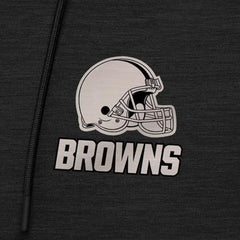 Antigua Spikes Raglan Quarter-Zip Hoodie - Cleveland Browns Hoodies