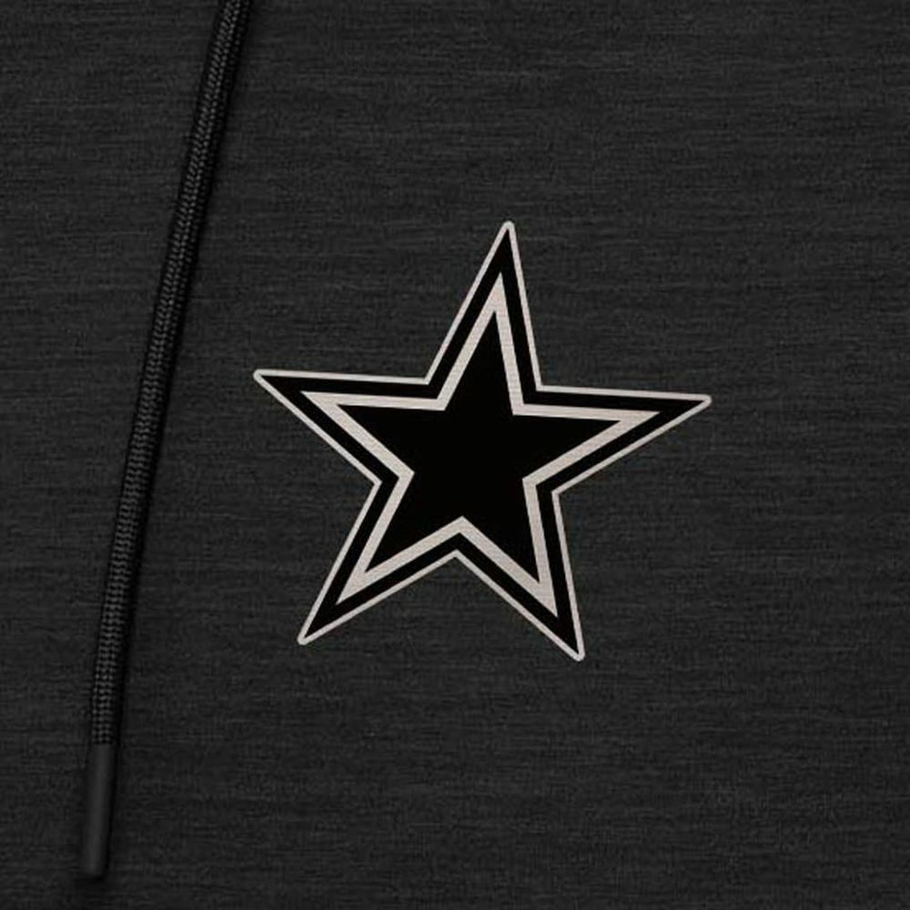 Antigua Spikes Raglan Quarter-Zip Hoodie - Dallas Cowboys Hoodies