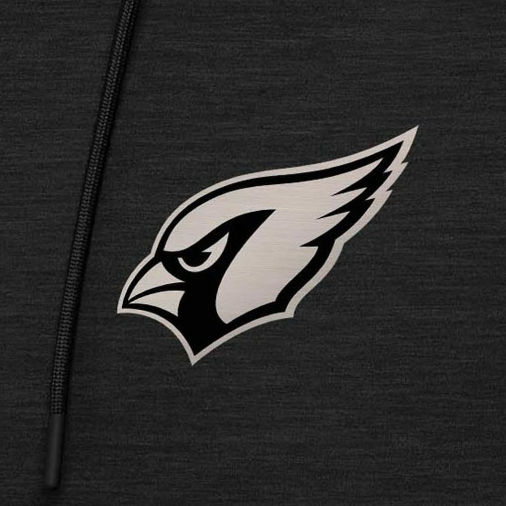Antigua Spikes Raglan Quarter-Zip Hoodie - Arizona Cardinals Hoodies