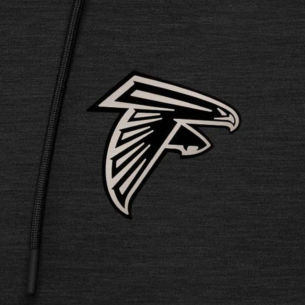 Antigua Spikes Raglan Quarter-Zip Hoodie - Atlanta Falcons Hoodies