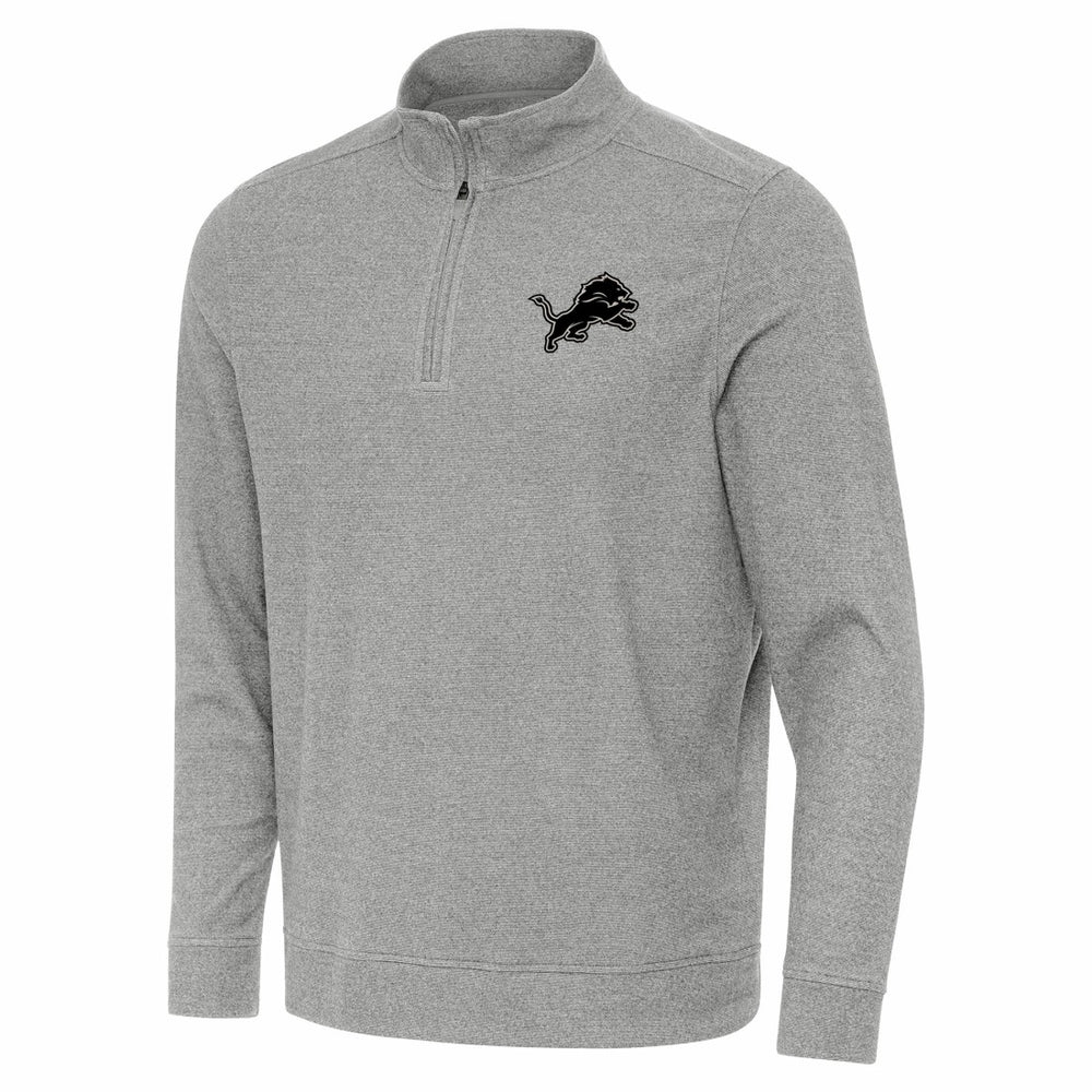 Antigua Subtle Quarter-Zip Top - Detroit Lions Tops