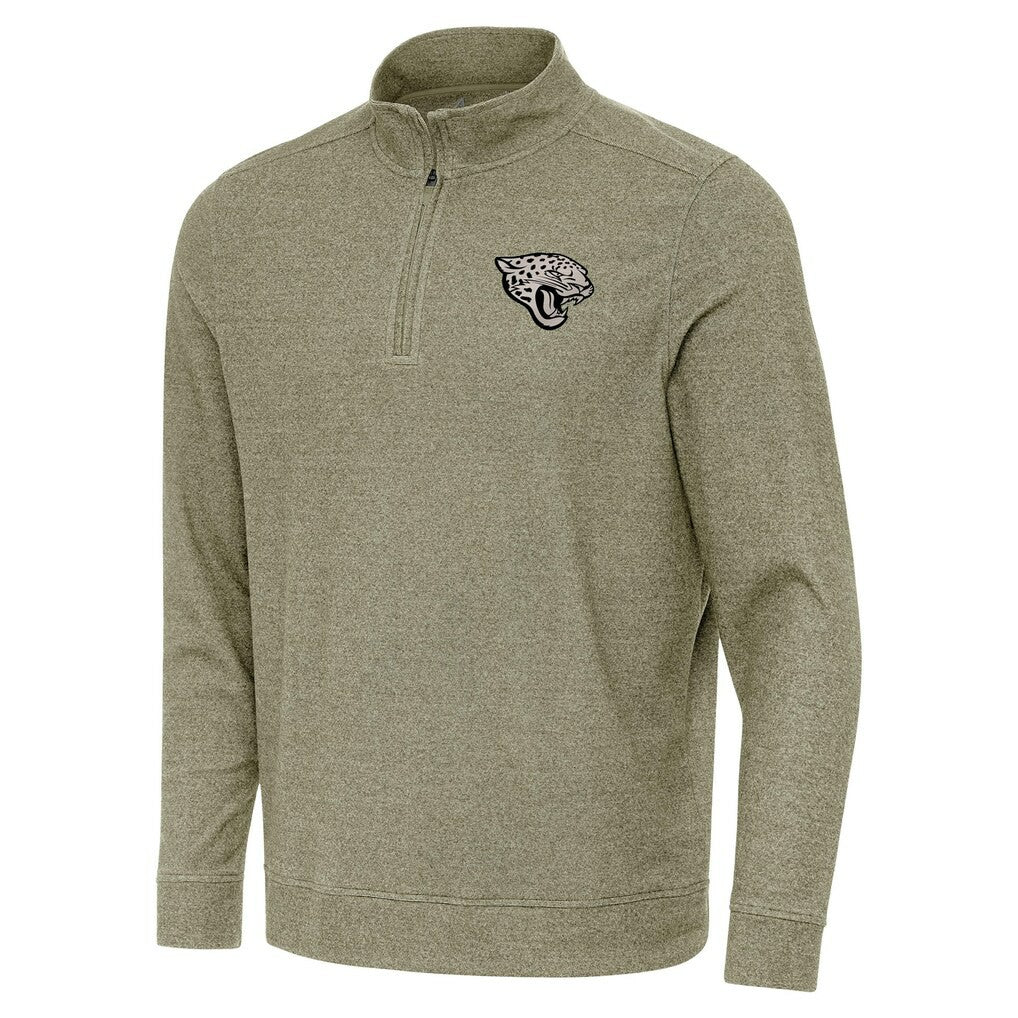 Antigua Subtle Quarter-Zip Top - Jacksonville Jaguars Tops