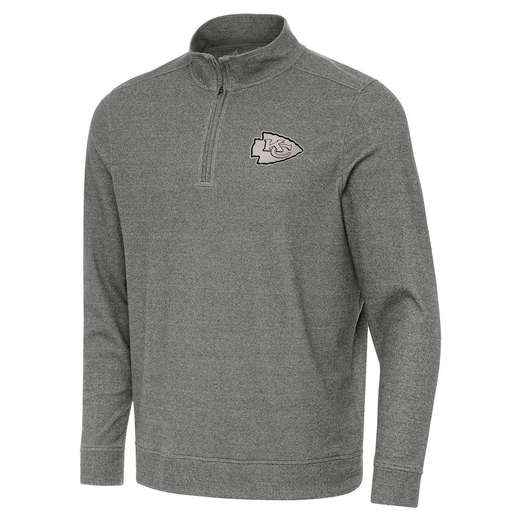 Antigua Subtle Quarter-Zip Top - Kansas City Chiefs Tops