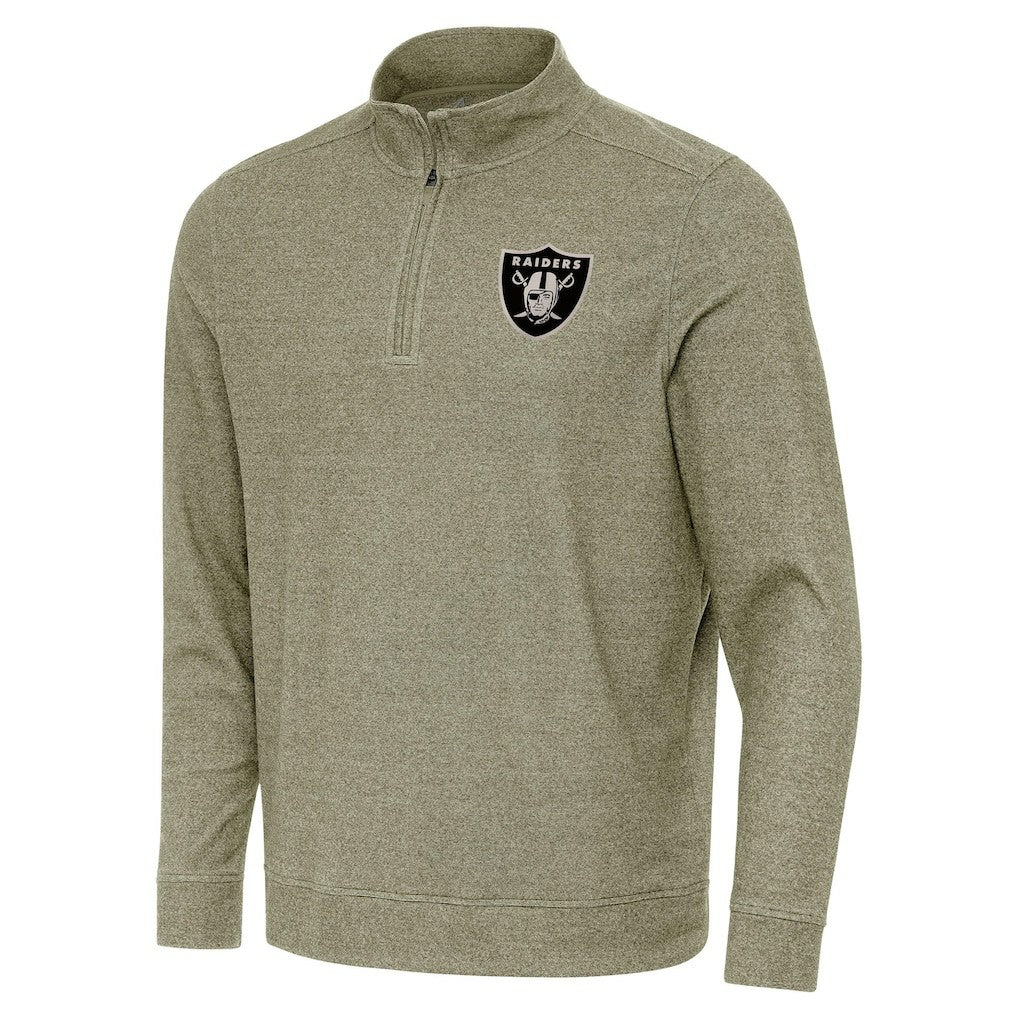 Antigua Subtle Quarter-Zip Top - Las Vegas Raiders Tops