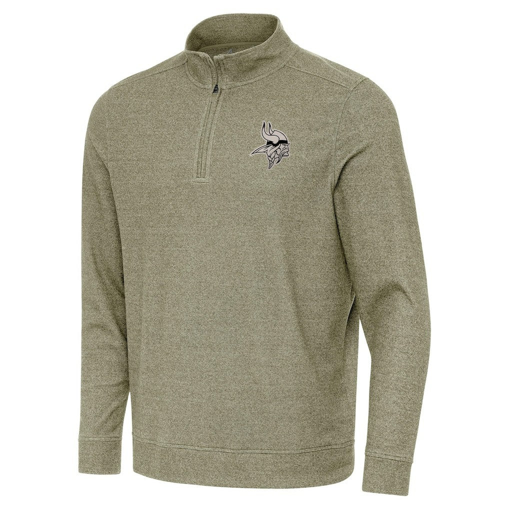 Antigua Subtle Quarter-Zip Top - Minnesota Vikings Tops