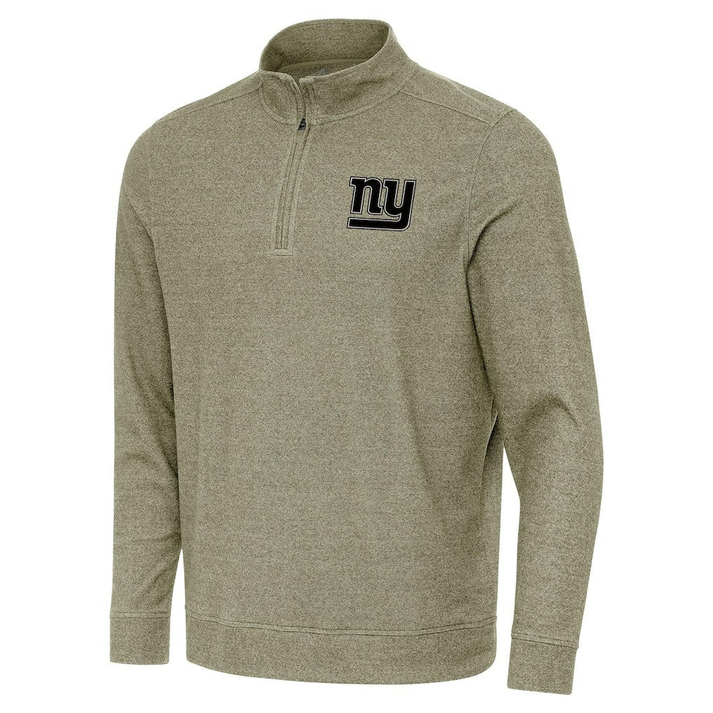 Antigua Subtle Quarter-Zip Top - New York Giants Tops