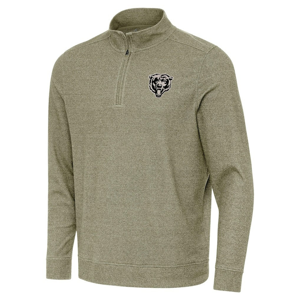 Antigua Subtle Quarter-Zip Top - Chicago Bears Tops