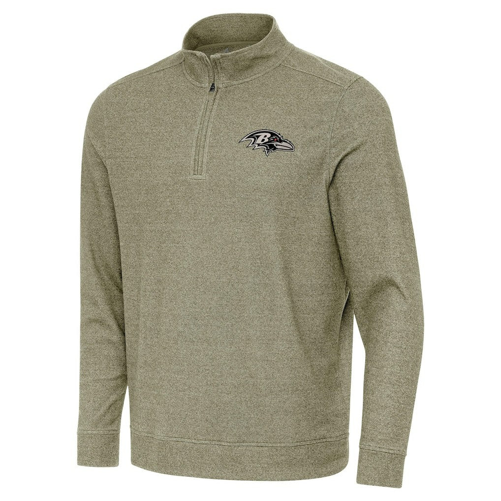 Antigua Subtle Quarter-Zip Top - Baltimore Ravens Tops