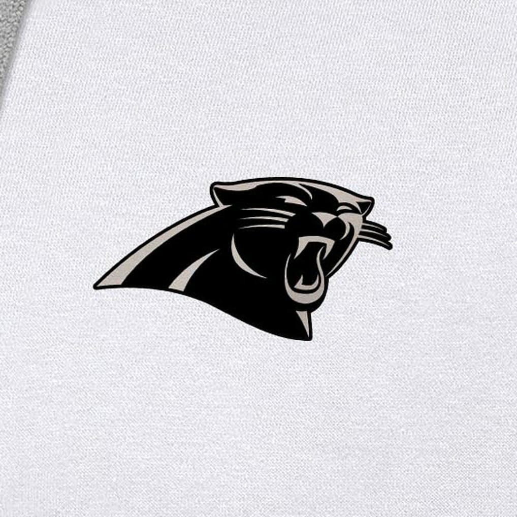 Antigua Brushed Carbon Victory Pullover Hoodie - Carolina Panthers Hoodies