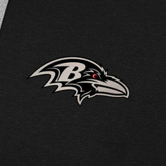 Antigua Brushed Carbon Victory Pullover Hoodie - Baltimore Ravens Hoodies