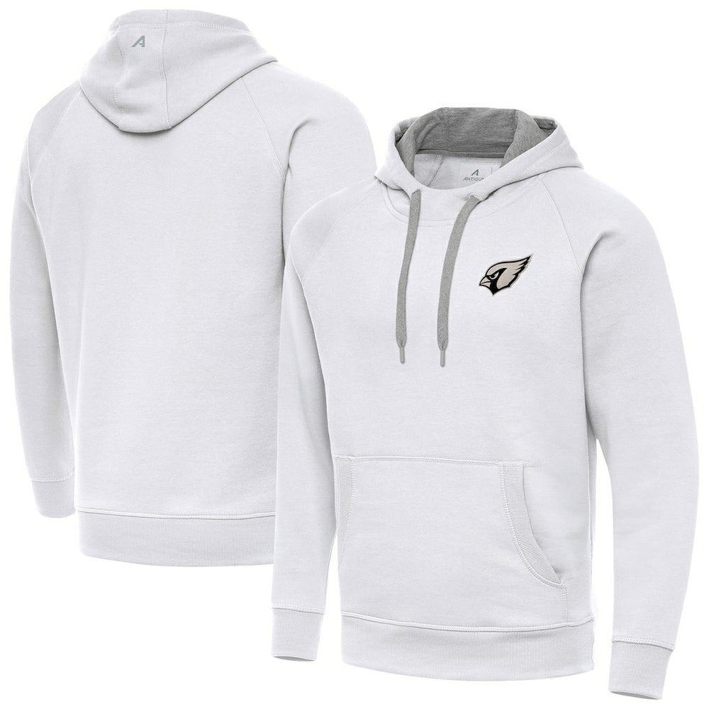 Antigua Brushed Carbon Victory Pullover Hoodie - Arizona Cardinals Hoodies