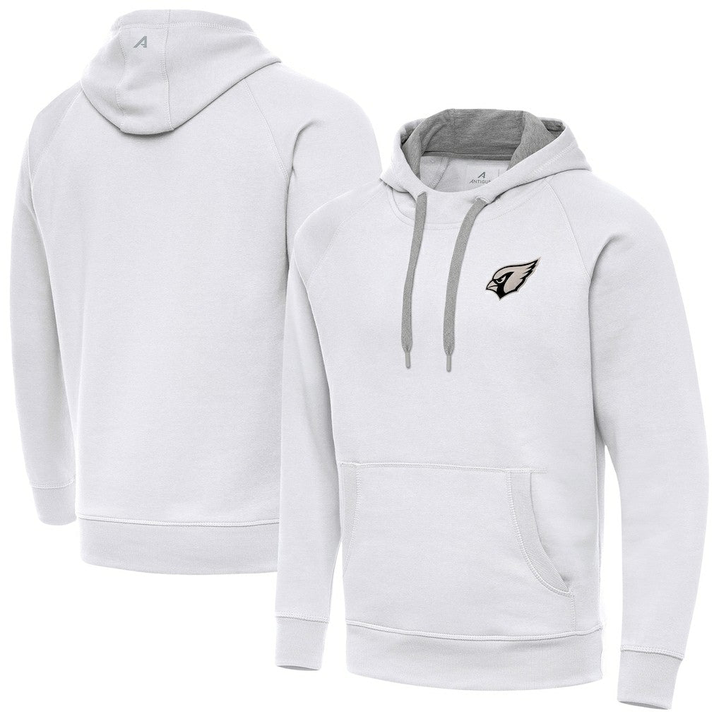 Antigua Brushed Carbon Victory Pullover Hoodie - Arizona Cardinals Hoodies