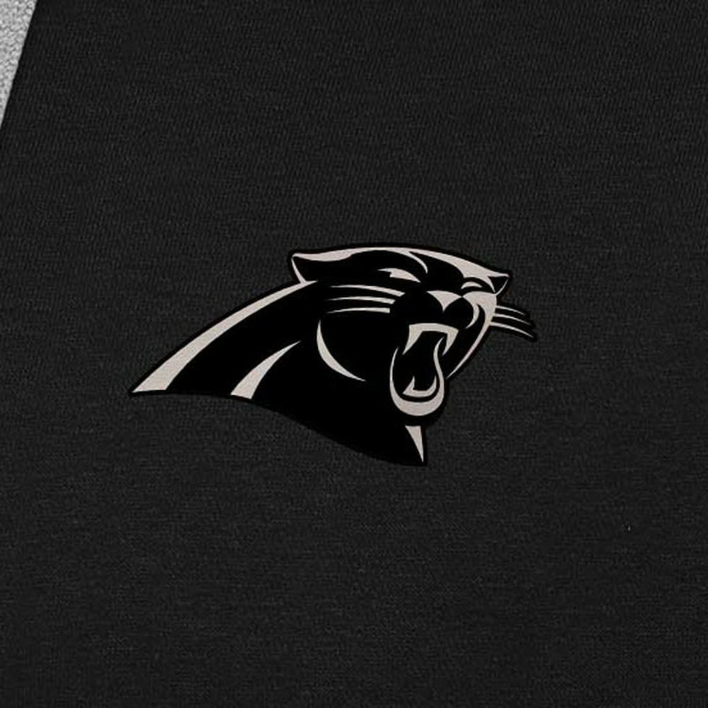Antigua Brushed Carbon Victory Pullover Hoodie - Carolina Panthers Hoodies
