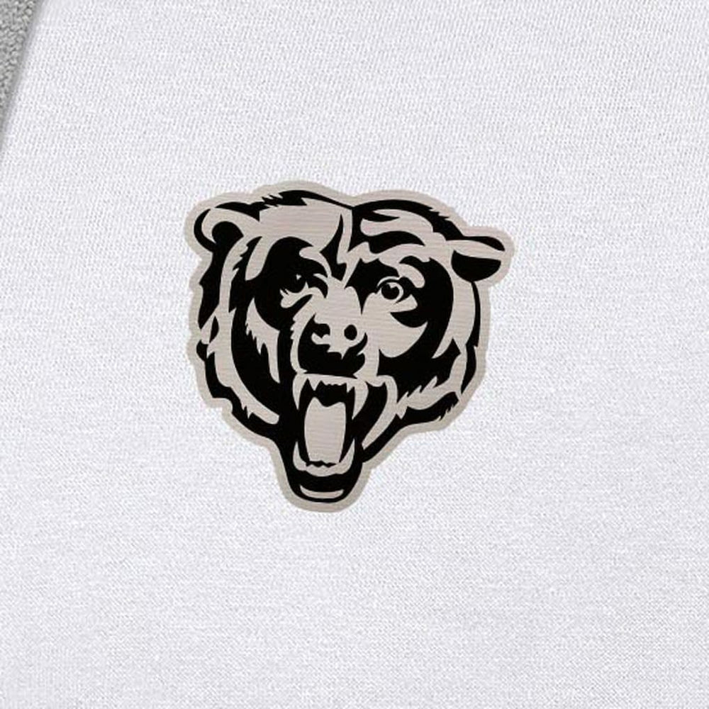 Antigua Brushed Carbon Victory Pullover Hoodie - Chicago Bears Hoodies