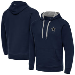 Antigua Brushed Carbon Victory Pullover Hoodie - Dallas Cowboys Hoodies