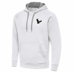 Antigua Brushed Carbon Victory Pullover Hoodie - Houston Texans Hoodies