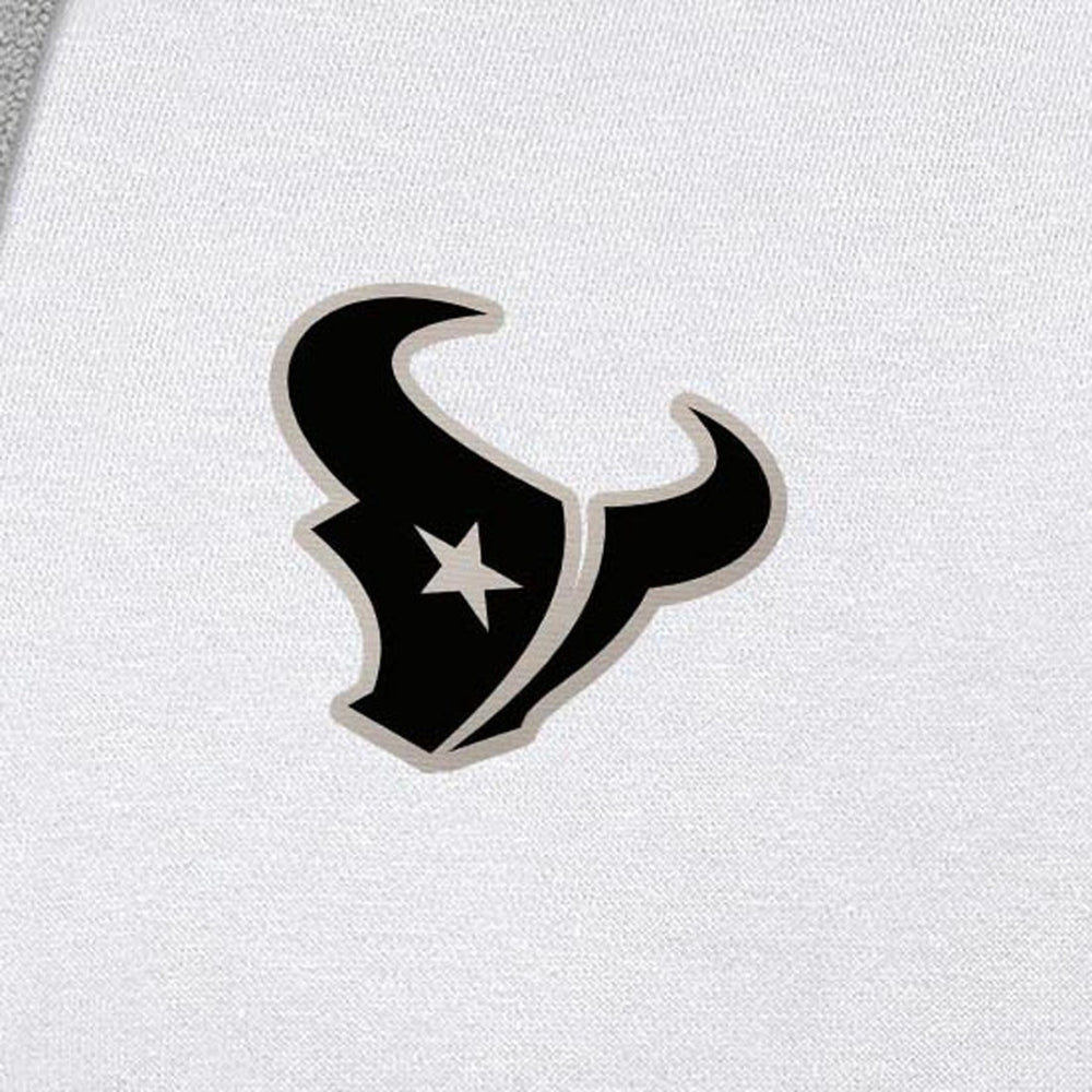 Antigua Brushed Carbon Victory Pullover Hoodie - Houston Texans Hoodies