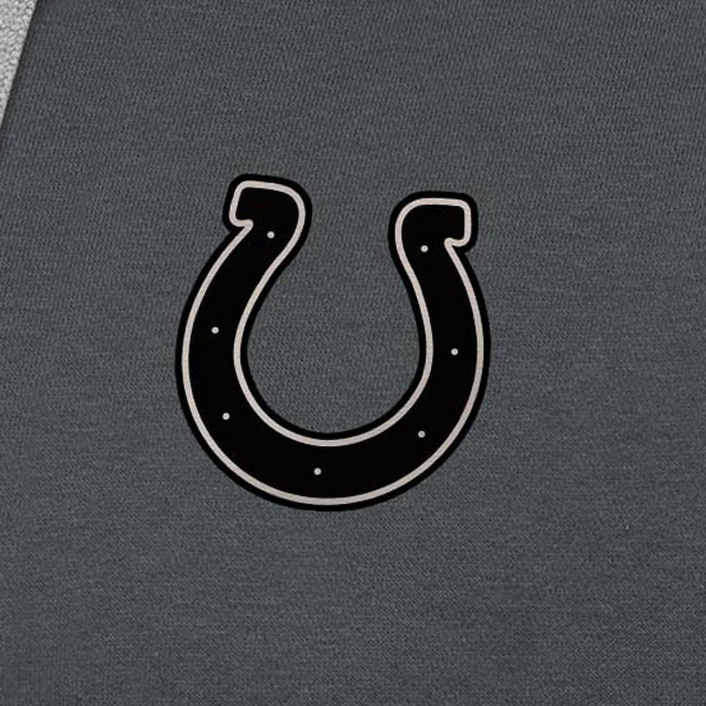 Antigua Brushed Carbon Victory Pullover Hoodie - Indianapolis Colts Hoodies