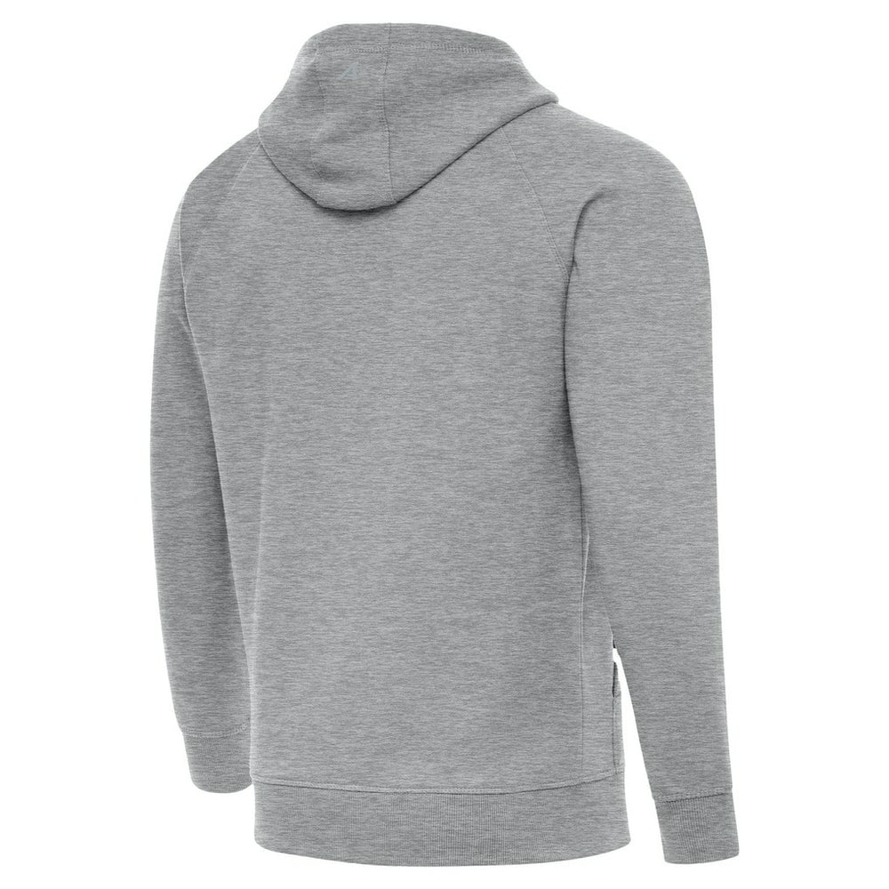 Antigua Brushed Carbon Victory Pullover Hoodie - New Orleans Saints Hoodies
