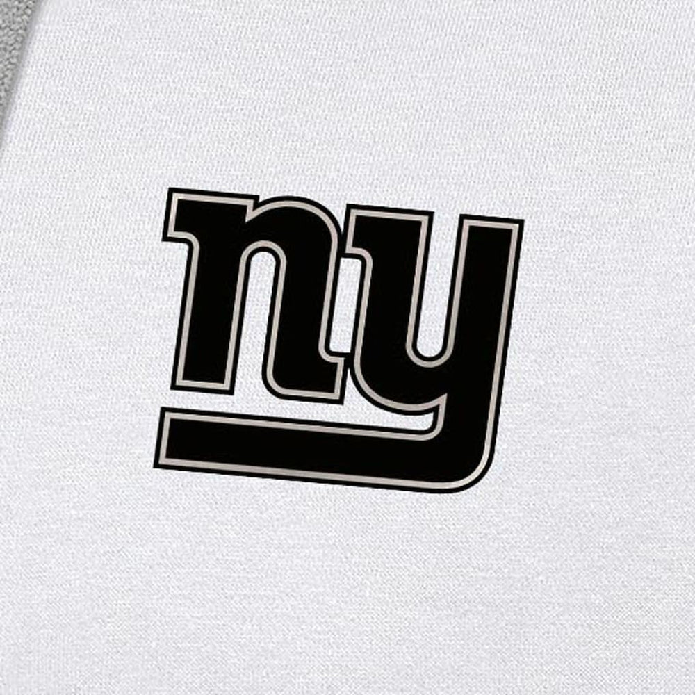 Antigua Brushed Carbon Victory Pullover Hoodie - New York Giants Hoodies