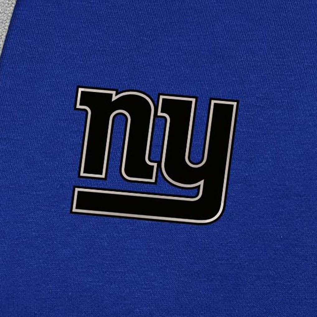 Antigua Brushed Carbon Victory Pullover Hoodie - New York Giants Hoodies