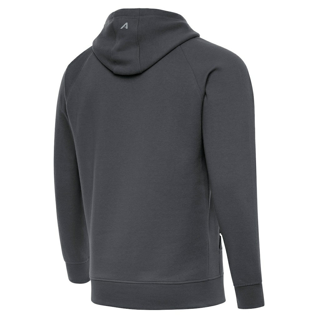 Antigua Brushed Carbon Victory Pullover Hoodie - New York Giants Hoodies