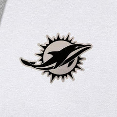 Antigua Brushed Carbon Victory Pullover Hoodie - Miami Dolphins Hoodies