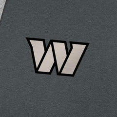 Antigua Brushed Carbon Victory Pullover Hoodie - Washington Commanders Hoodies
