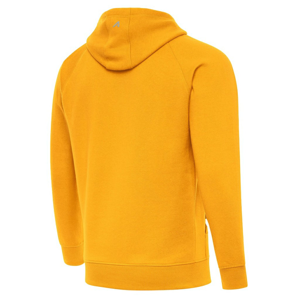 Antigua Brushed Carbon Victory Pullover Hoodie - Pittsburgh Steelers Hoodies