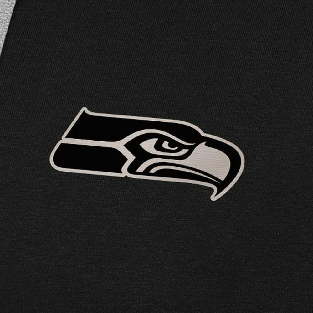 Antigua Brushed Carbon Victory Pullover Hoodie - Seattle Seahawks Hoodies