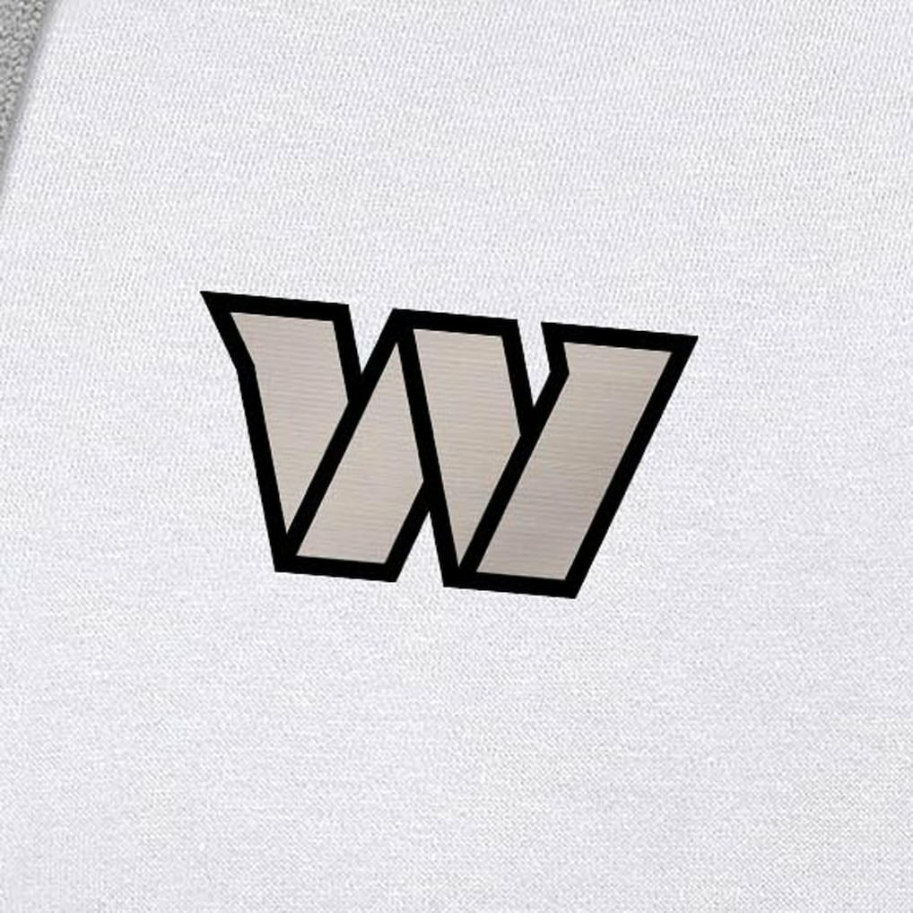 Antigua Brushed Carbon Victory Pullover Hoodie - Washington Commanders Hoodies