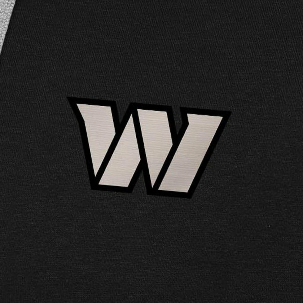 Antigua Brushed Carbon Victory Pullover Hoodie - Washington Commanders Hoodies
