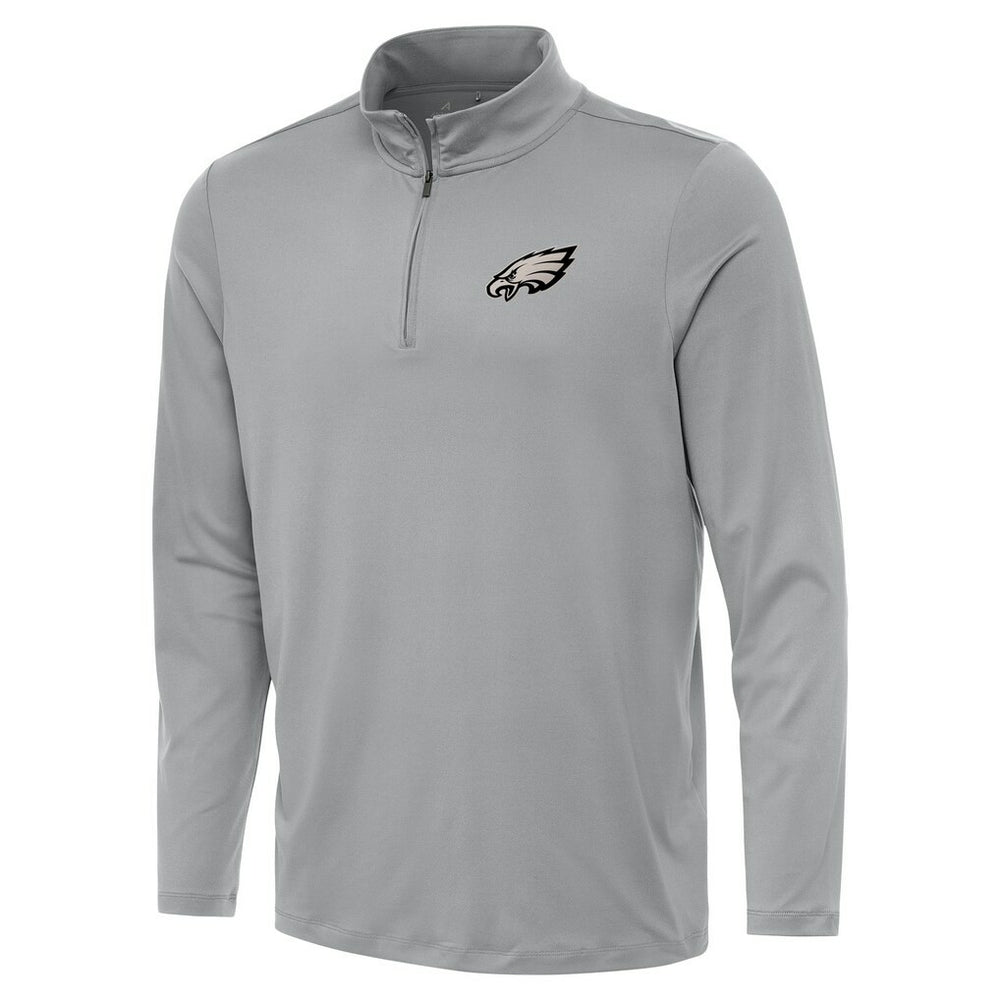 Antigua Reprocess Quarter-Zip Top - Philadelphia Eagles Tops