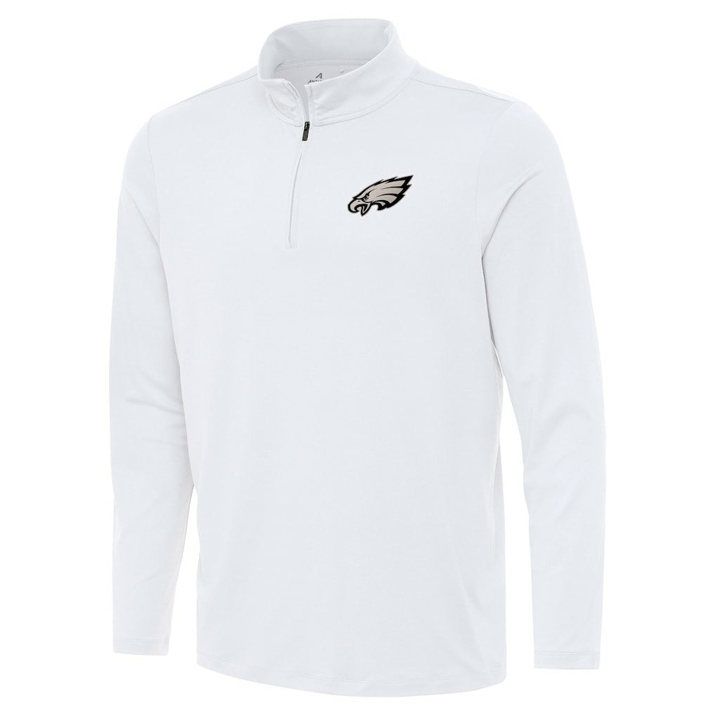 Antigua Reprocess Quarter-Zip Top - Philadelphia Eagles Tops