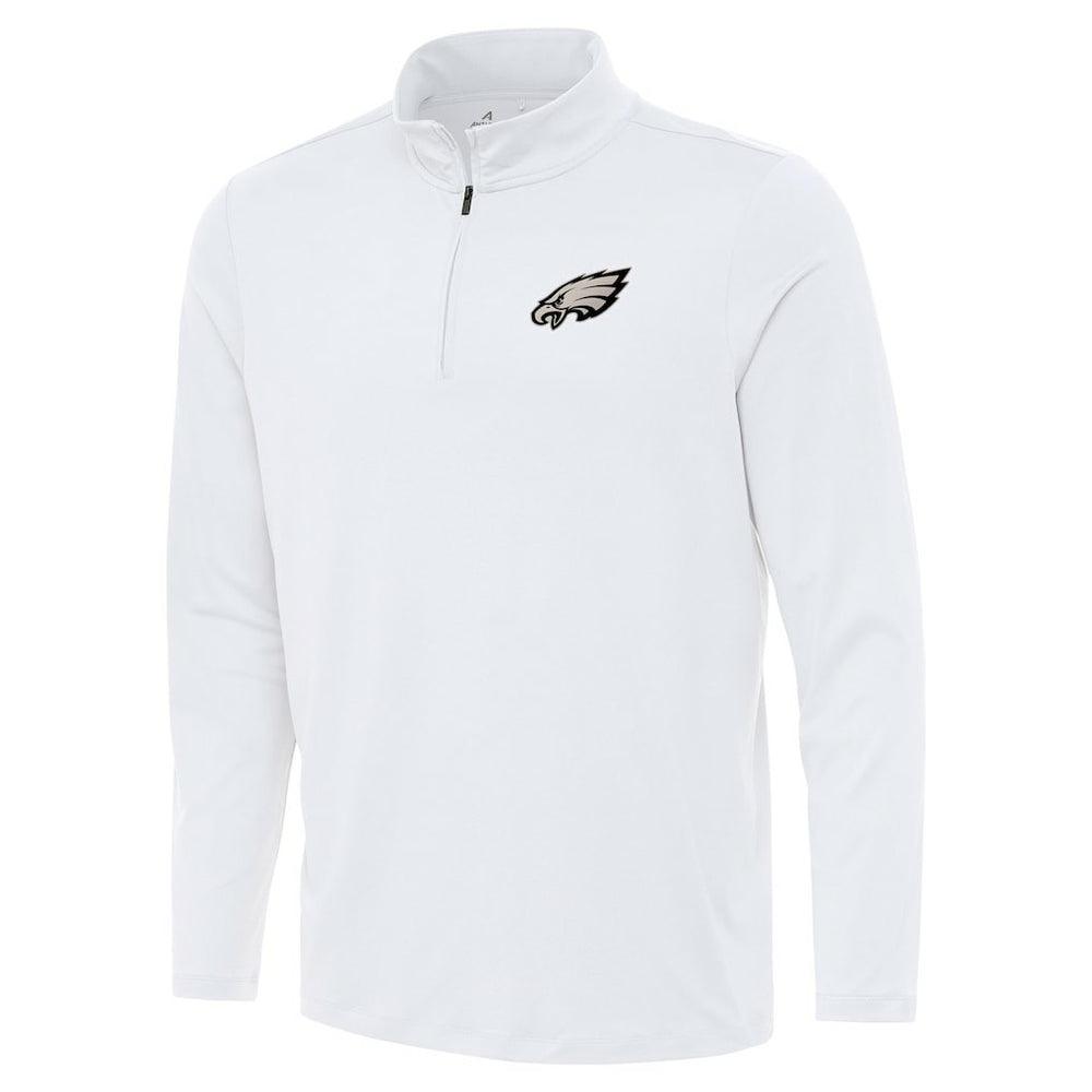 Antigua Reprocess Quarter-Zip Top - Philadelphia Eagles Tops
